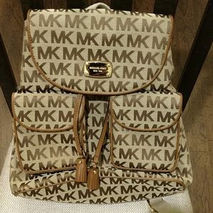 Michael Kors Medium - Large Brown Backpack